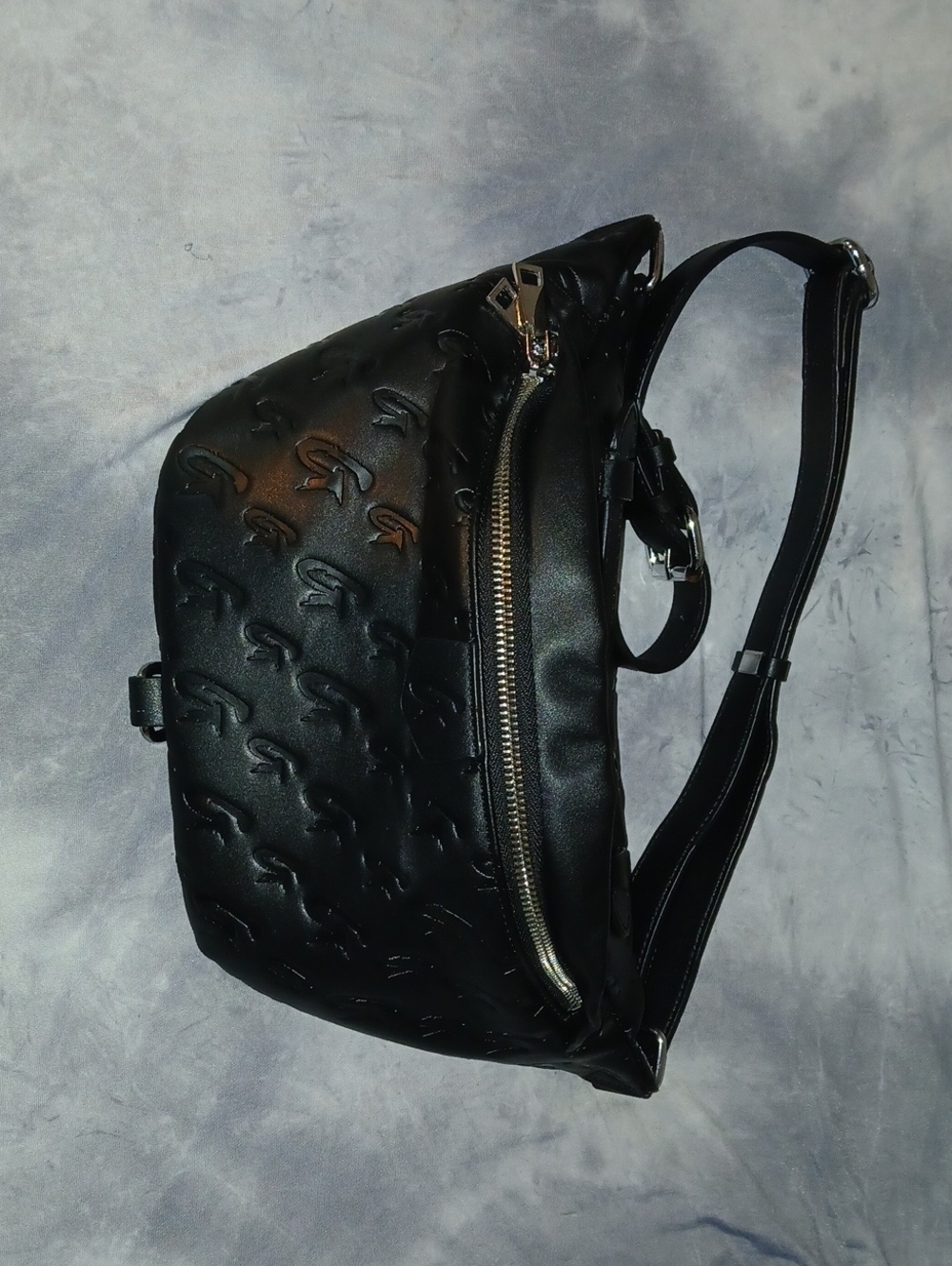 Matte Black Crossbody Bag